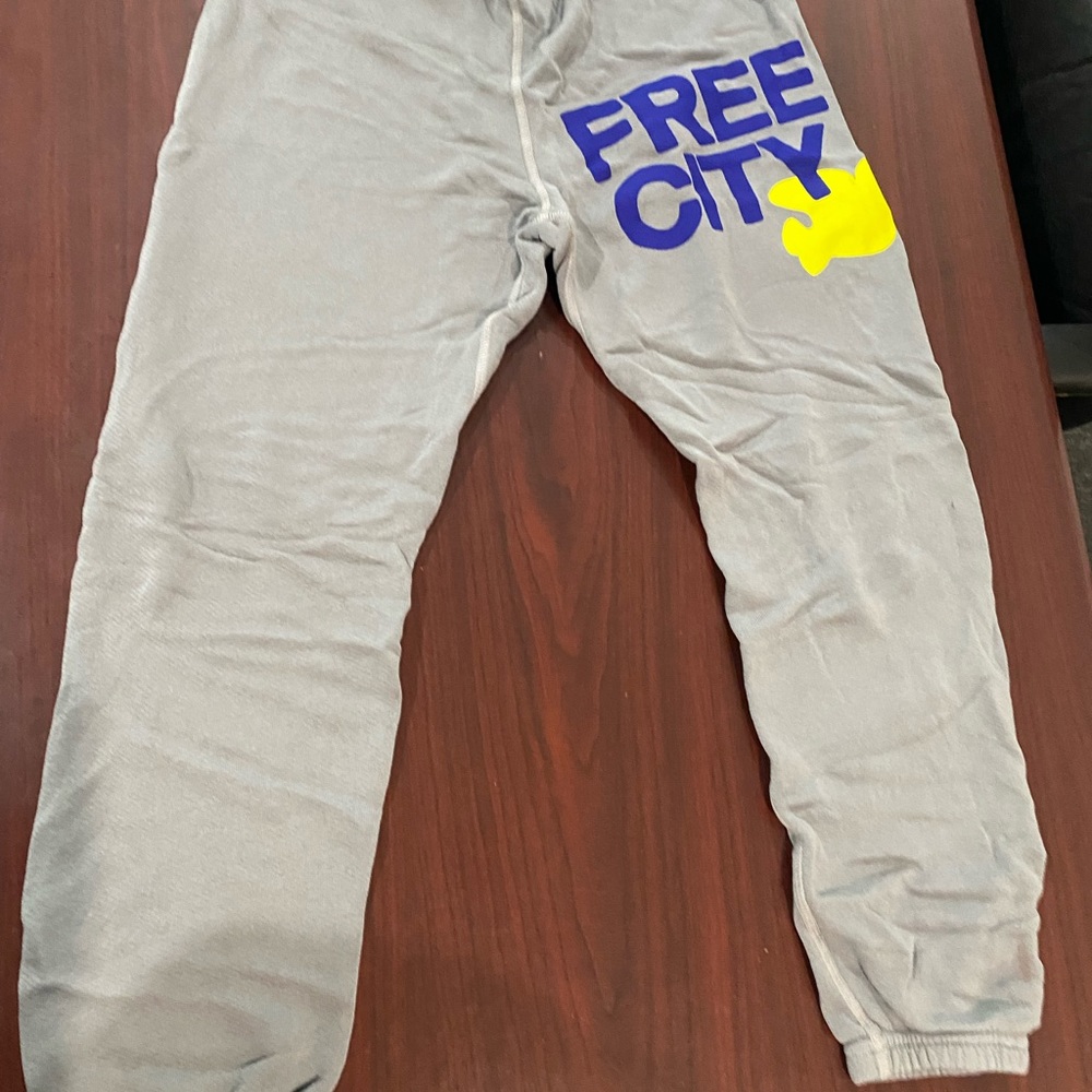 FREE CITY SUPERFLUFF LUX OG sweatpant - grey art - Picture 2 of 5